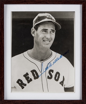 Ted Williams Autographed 8x10 Framed Photo (JSA) 